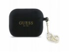 Guess Silikonový kryt 4G Charm pro Apple AirPods Pro 3 černý