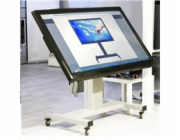 Bílý stojan na Tv OMB Electric Trolley