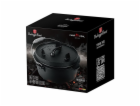 Hrnec litinový s poklicí 25 cm černý LP-BH-192