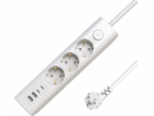 MicroConnect 3cestný USB Schuko prodlužovací kabel