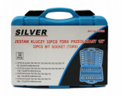 Geko TORX KLÍČE 1/2 PRODLOUŽENÉ 32 KS / STŘÍBRNÉ