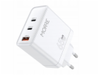 Tiross Nabíječka MORRE USB/USB-C 65W bílá