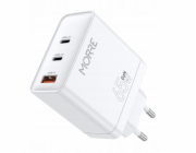 Tiross Nabíječka MORRE USB/USB-C 65W bílá