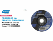 Norton VULCAN BRUSNÝ KOTOUČ 125 mm x 6,4 mm A30S NA KOV /25 ks.