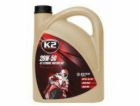 K2 Motorový olej 20W50 pro čtyřtaktní motory, esterový, 5 l
