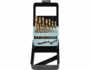 AWTools SADA VRTÁKŮ DO KOVU A KOBALTU 19dílná/1,0-10,0 mm