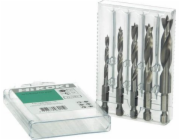 Hikoki Sada vrtáků CV, 5dílná, vrtáky do dřeva 4/5/6/8/10 mm, šestihranná stopka 1/4