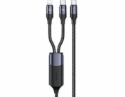 Usams Kabel USB-C - USB-C 1,2 m černý (Usa001130)