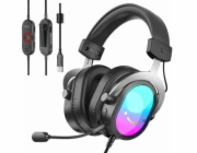 Fifine H16 7.1 Černá RGB studiová sluchátka přes uši