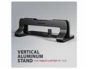 AXAGON Hliníkový stojan na notebook STND-VB vertikální 10–17,3 palce, černý