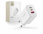 Tech-Protect SÍŤOVÁ NABÍJEČKA NCA65W-GAN SE 3 PORTY PD 65W / QC3.0 BÍLÁ