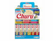 INABA Churu Tuna mix - pamlsek pro kočky - 80x14g