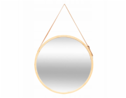 5five Koupelnové zrcadlo LOFT na popruhu, O 50 cm