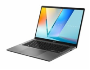 ASUS NTB Vivobook S14 (M3407GA-OLED015W), Ryzen AI 7 445, 14" 1920x1200, 16GB, 1TB SSD, Radeon, W11 Home, Matte Gray