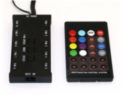 EUROCASE controller + dálkový ovladač pro RGB ventilátor (full colors)