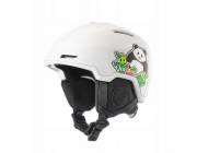 RockBros Lyžařská helma Qunature 10130003005 s chrániči uší Panda na snowboard pro děti velikost M - bílá
