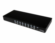 Startech 16 Port 1U Rackmount USB KVM Switch with OSD (SV1631DUSBU) - Prepínac KVM - 16 x KVM port(s) - 1 místní uživatel - desktop - pro P/N: RK3236BKF, RK4236BKB, RKCONS1701, RKCONS17HD, RKCONS1901,