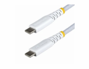 StarTech - USB kabel - USB-C (M) do USB-C (M) - USB 2.0 - 3 A - 1 m - USB Power Delivery (60W) - bílá