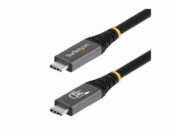 StarTech - USB kabel - USB-C (M) do USB-C (M) - USB4 / Thunderbolt / DisplayPort 2.1 - 1.01 m - podpora 4K120Hz, podpora 8K60Hz, technologie Extended Power Range (EPR), podpora napájení Power Delivery