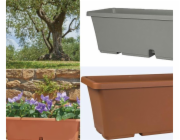 DOMOLETTI Plastový hrnec TBTISB60-125, O60 cm, šedý