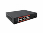 Qoltec SWITCH Gigabitový ethernetový síťový přepínač PoE ...