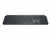 Logitech MX Keys Advanced Wireless Illuminated Keyboard - Klávesnice - podsvícená - bezdrátový - Bluetooth, 2.4 GHz - QWERTY - britská