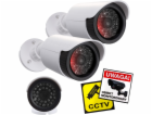CEE Sada dvou atrapných kamer IR1800 WT, bílé, napájecí z...