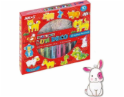 Amos Barvy na vitráže 10 barev Zvířata AMOS