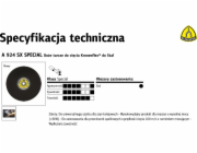 Klingspor KLINGSPOR KOVOVÝ ŘEZNÝ KOTOUČ 356*4,0*25,4 A924SX Speciál PRO ŽELEZNIČNÍ KOLEJNICE K353097