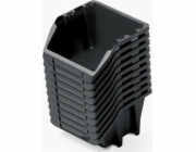 Prosperplast NÁDOBA NA 10 POŠKOZENÍ KRÁTKÝCH 10 KS ČERNÁ 288x158x187mm KBISS20-S411