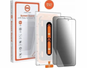 MOBILE ORIGIN Ochranný kryt na displej Privacy pro iPhone 15 Pro s praktickým aplikátorem, 2 ks.