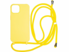 MOBILE ORIGIN Žlutý kryt Lanyard pro iPhone 14