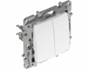 Legrand DVOJITÉ TLAČÍTKO S OKAMŽITÝM VYPÍNAČEM LE-764508 Niloe