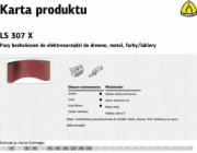 Klingspor KLINGSPOR NEKONEČNÉ ŘEMENY PRO ELEKTRICKÉ NÁŘADÍ LS307X 75 mm x 457 mm gramáž 36 kusů / 5 ks K268641