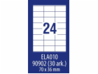 Avery Zweckform ETYK.ZF ECONOMY 70X36MM 010 100 ARK LABEL...