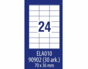 Avery Zweckform ETYK.ZF ECONOMY 70X36MM 010 100 ARK LABEL E100 ELA010 - ELA010