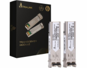 ExtraLink SFP modul EXTRALINK SFP 1.25G 850NM 550M MM DOM 2-balení (určeno pro HP/ARUBA)