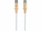 Guess Kabel USB-C - USB-C, 1,5 m, zlatý (GUCCLALRGDD)