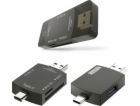 Newell USB HUB NEWELL Hub OTG 3v1 SD microSD