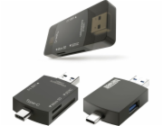Newell USB HUB NEWELL Hub OTG 3v1 SD microSD