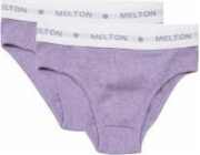 Melton Melton - Kalhotky Numbers 2 ks / Spodní prádlo / 122/128/ Světle šeříková