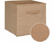 5five Skládací úložný kontejner HESSIAN, 31 x 31 cm