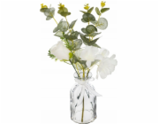 Atmosphera Umělá kytice kiwatů ve skleněné váze EUCA, 39 cm