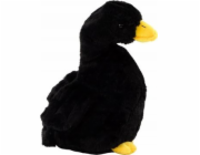 LeanToys Plyšový maskot husa černá plyšová hračka kachna 40 cm