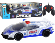 LeanToys policejní sportovní auto na dálkové ovládání RC měřítko 1:16 světla