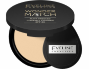 XXXX__Eveline Cosmetics (Eveline) Eveline Wonder Match matný kompaktní pudr s ochranným filtrem SPF30 02 Medium Beige 8g
