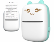 Hurtel Termotiskárna štítků Mini Cat s Bluetooth, Fun Print a stažením do telefonu, modrá