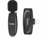 Hoco Bezdrátový klopový mikrofon HOCO Lightning L15 černý
