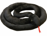 LeanToys Plyšová hračka had černá 110 cm