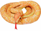 LeanToys Plyšová hračka Had zlatá 110 cm